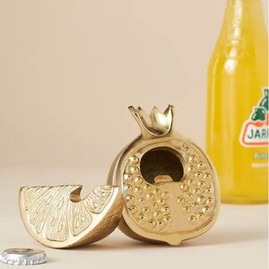 Anthropologie Fruta Pomegranate Bottle Opener New In Box New With Tag